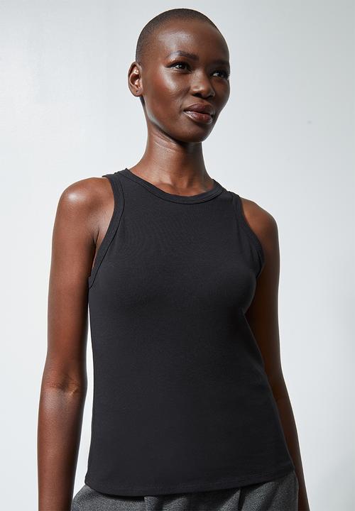 Superbalist - 2 Pack fitted vest - black & white