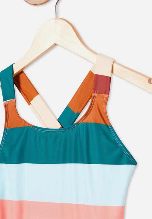 Free by Cotton On - Lottie one piece - multi stripe