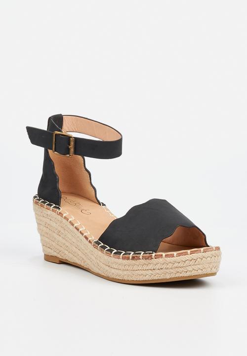 Miss Black - Jayda wedge - black