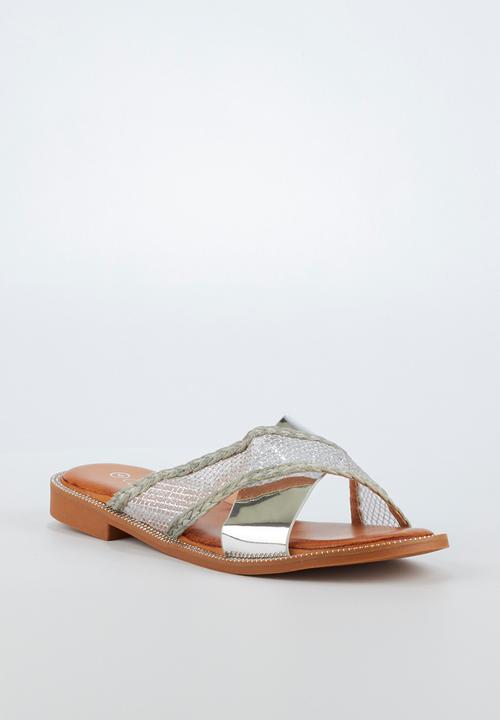 Miss Black - Seleri slide - silver
