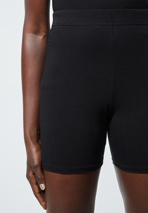 Superbalist - Short biker shorts - black