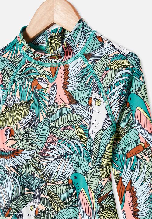 Cotton On - Lydia one piece - tropical birds