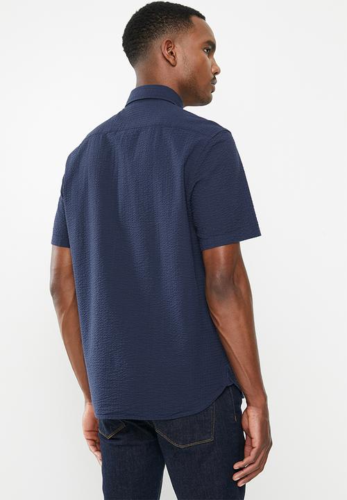 MANGO - Rinse shirt - navy