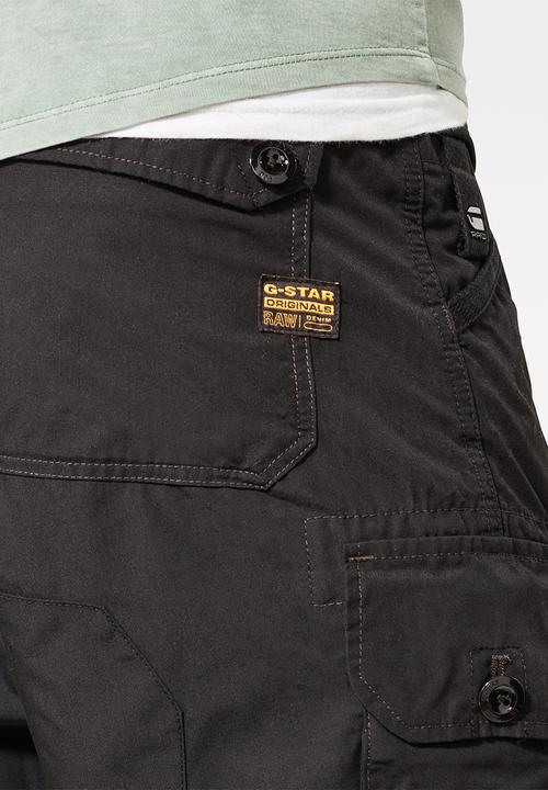 G-STAR - Jungle relaxed tapered cargo pant - black