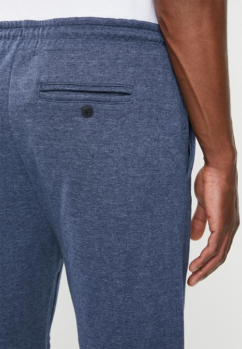 MANGO - Bermuda satur shorts - navy