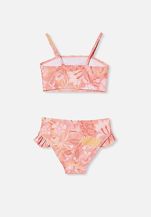 Cotton On - Gwen bikini - retro coral retro floral