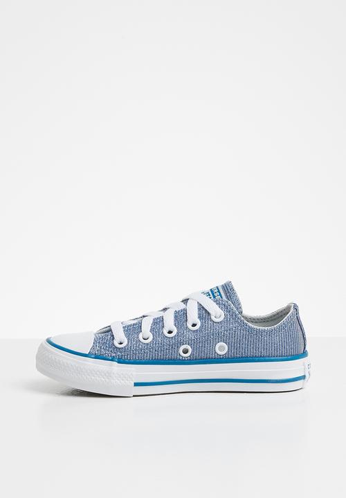 Converse - Chuck taylor all star glitter textile - ice blue/cape blue/photon dust