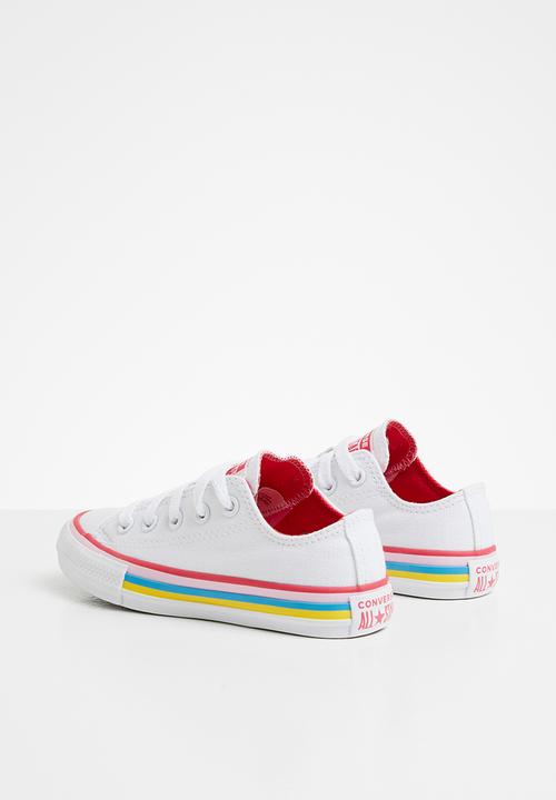 Converse - Chuck Taylor all star - white/carmine pink