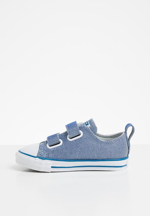 Converse - Chuck taylor all star 2v glitter textile - ice blue/cape blue/photon dust