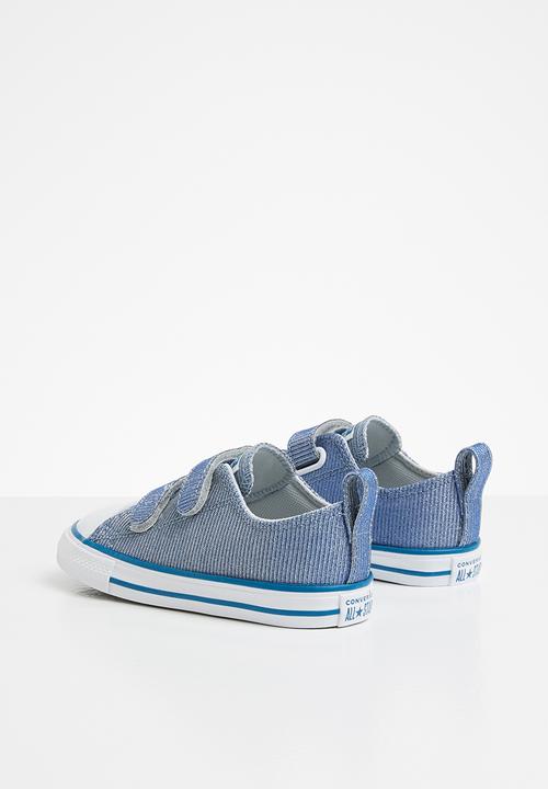 Converse - Chuck taylor all star 2v glitter textile - ice blue/cape blue/photon dust