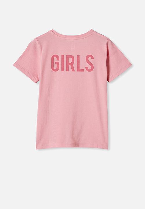 Cotton On - Penelope short sleeve tee - marshmallow running the world