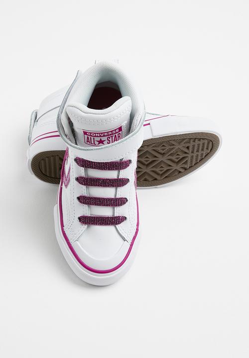 Converse - Pro blaze strap sparkle - white/cactus flower/photon dust