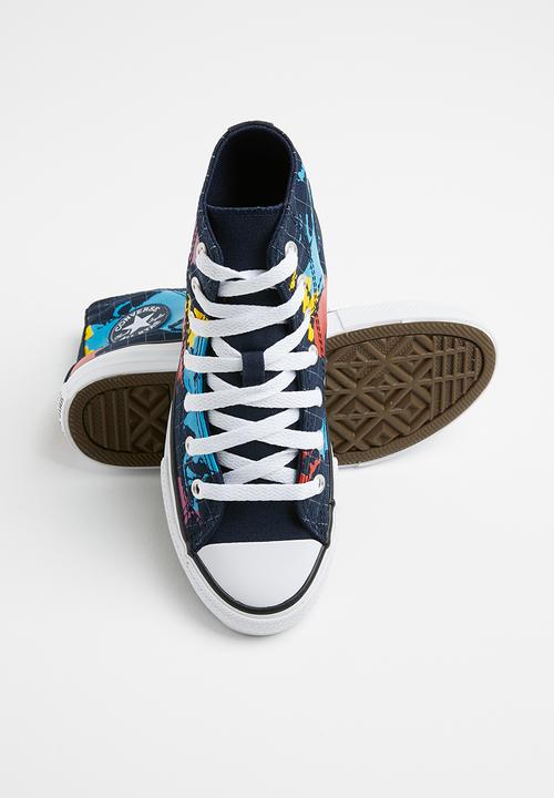 Converse - Chuck Taylor all star worldwide - obsidian/sail blue/university red