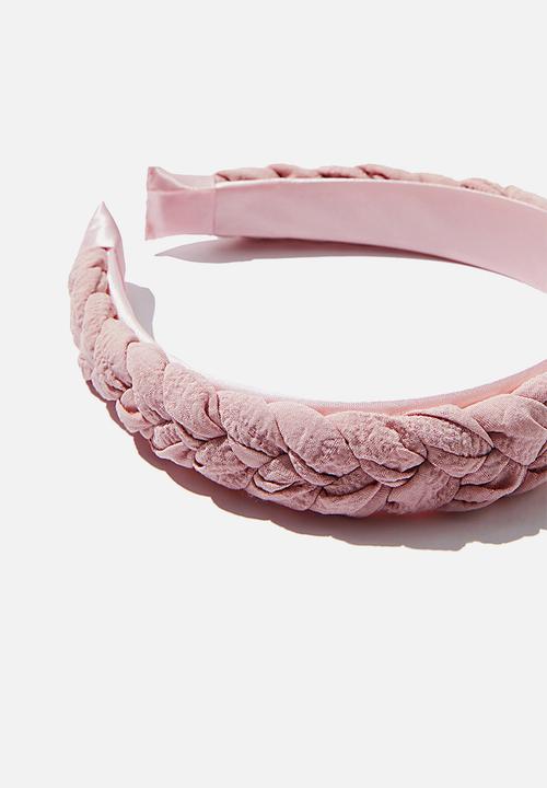 Rubi - Maddi plait headband - pink
