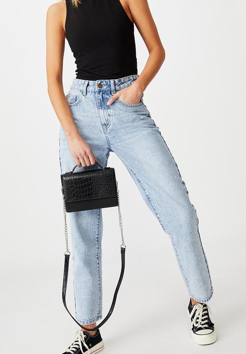 Rubi - Aria chain strap cross body bag - black