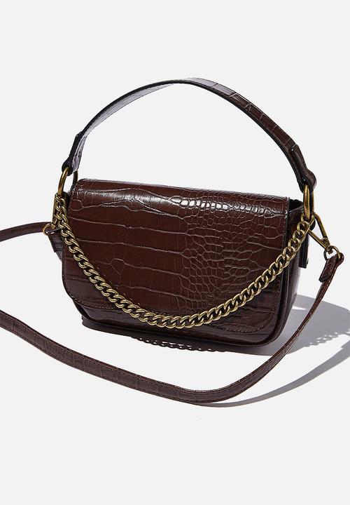 Rubi - Naomi cross body bag - chocolate