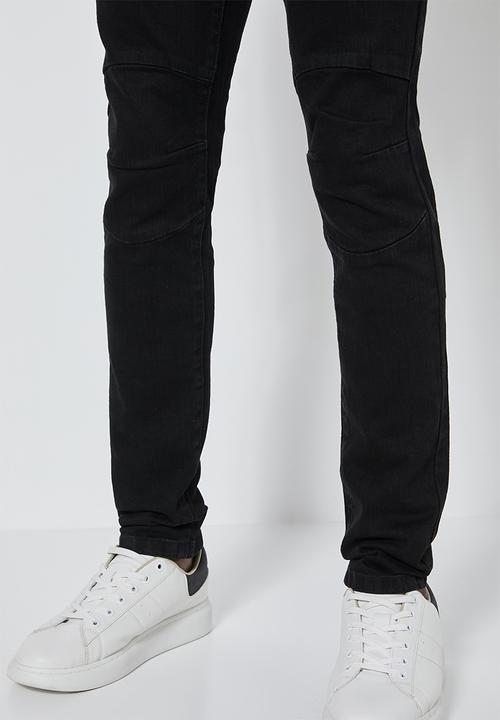 Superbalist - Cali skinny biker jeans - black