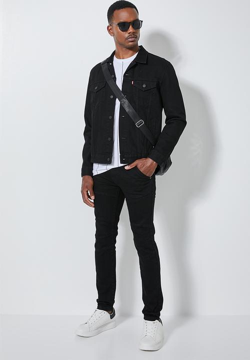 Superbalist - Cali skinny biker jeans - black