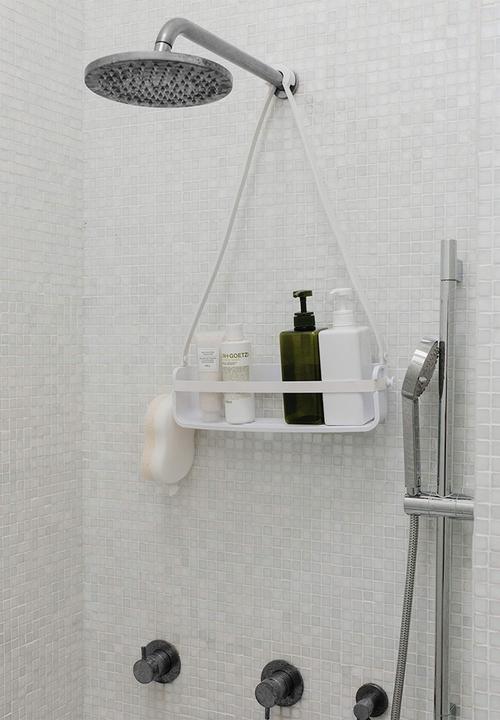 Umbra - Flex single shower caddy - white