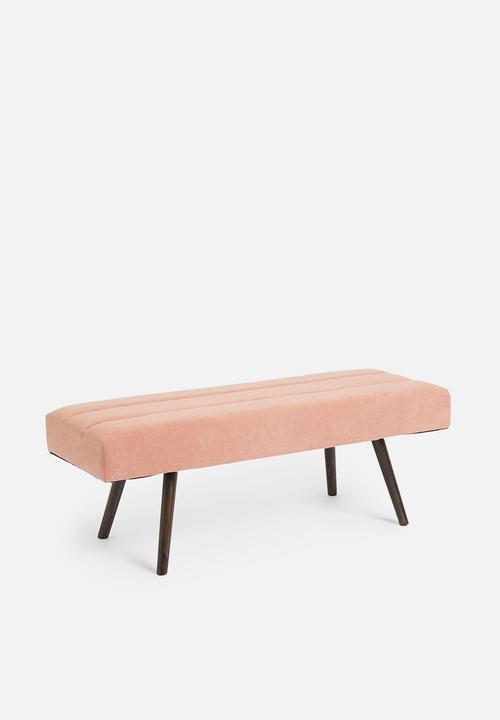 Present Time - Bench explicit suede look - faded pink