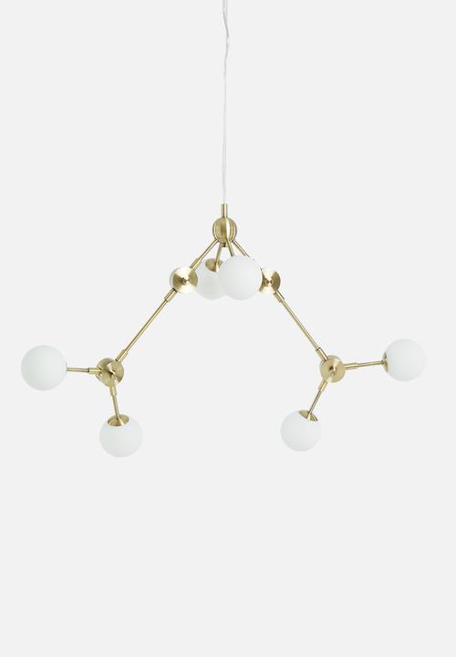 Sixth Floor - Mod pendant - brass