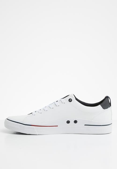 Tommy Hilfiger - Corporate leather sneaker - white
