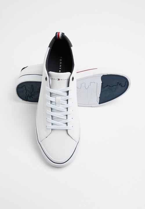 Tommy Hilfiger - Corporate leather sneaker - white