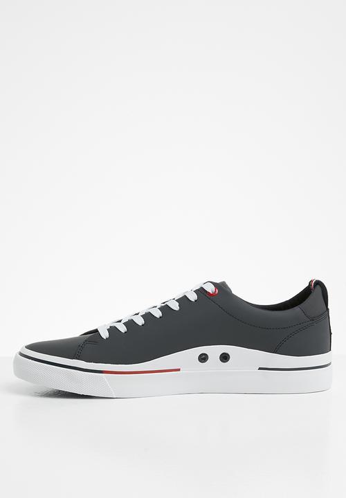 Tommy Hilfiger - Corporate leather sneaker - midnight