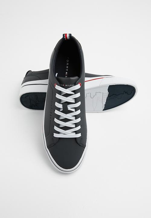 Tommy Hilfiger - Corporate leather sneaker - midnight