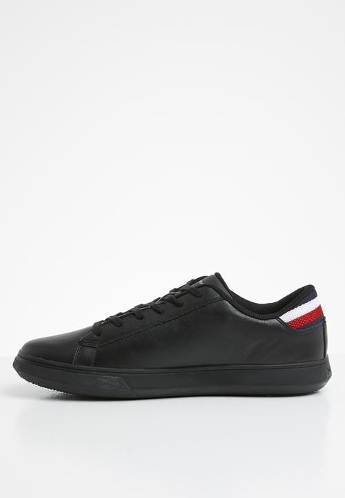 Tommy Hilfiger - Essential leather detail cupsole sneaker - black