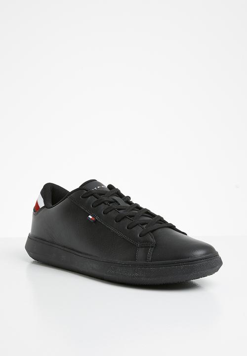 Tommy Hilfiger - Essential leather detail cupsole sneaker - black