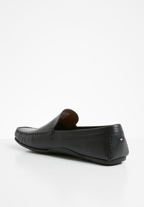 Tommy Hilfiger - Smooth leather driver - black