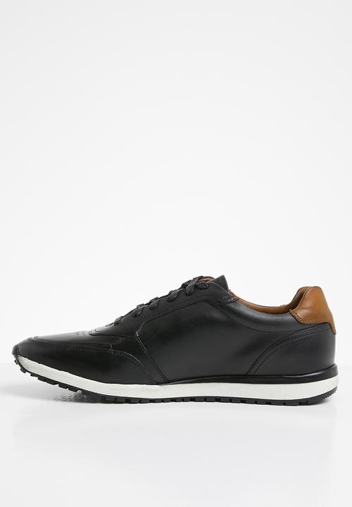 Tommy Hilfiger - Premium leather runner - black