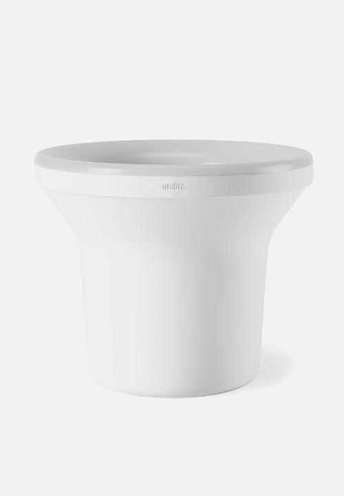 Umbra - Ora planter - white