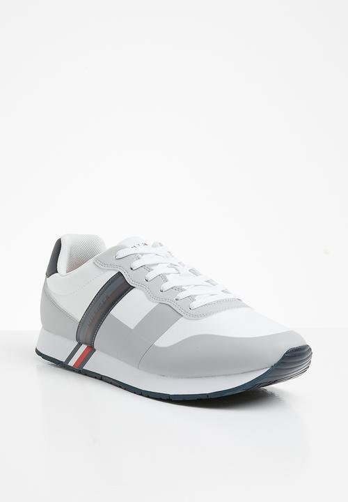 Tommy Hilfiger - City modern material mix runner - white