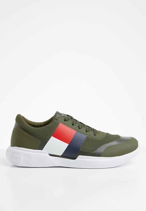 Tommy Hilfiger - Corporate knit modern runner - olive night