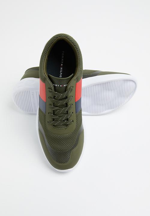 Tommy Hilfiger - Corporate knit modern runner - olive night