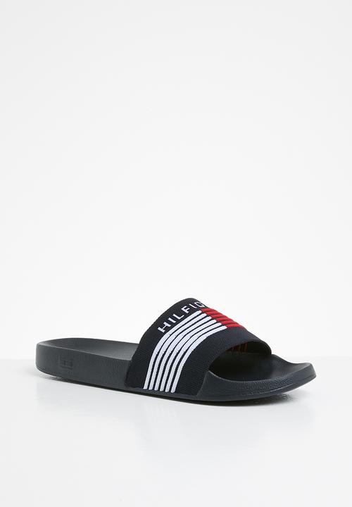 Tommy Hilfiger - Corporate knit pool slide - midnight
