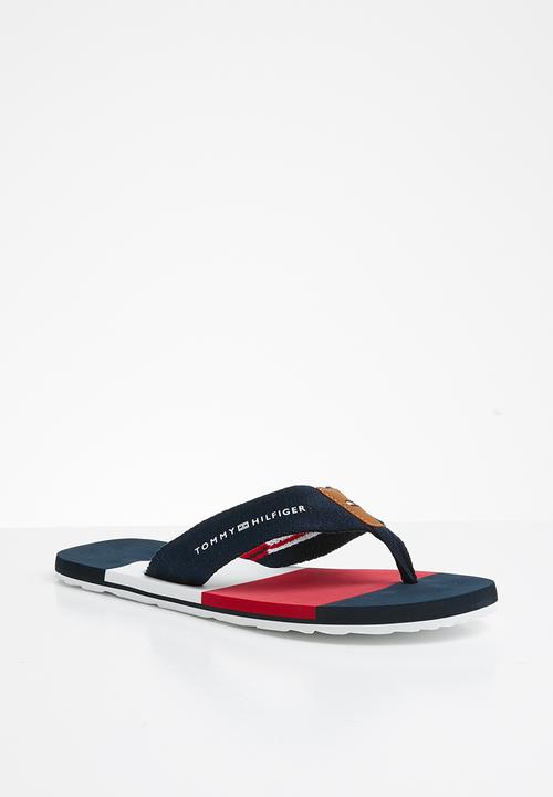 Tommy Hilfiger - Colour block beack sandal - midnight