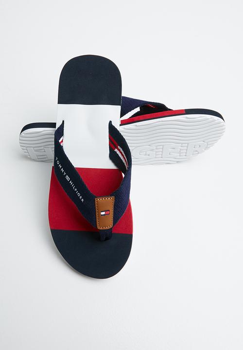 Tommy Hilfiger - Colour block beack sandal - midnight