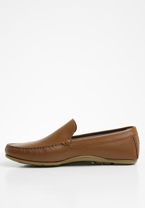 Tommy Hilfiger - Smooth leather driver - brown 
