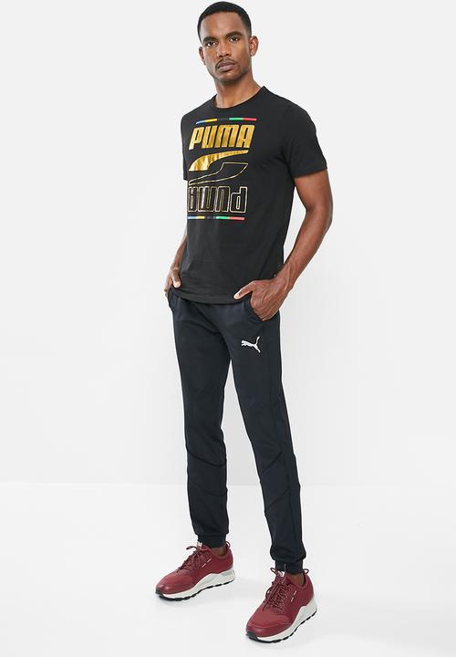 PUMA - Rebel tee continents tee - black