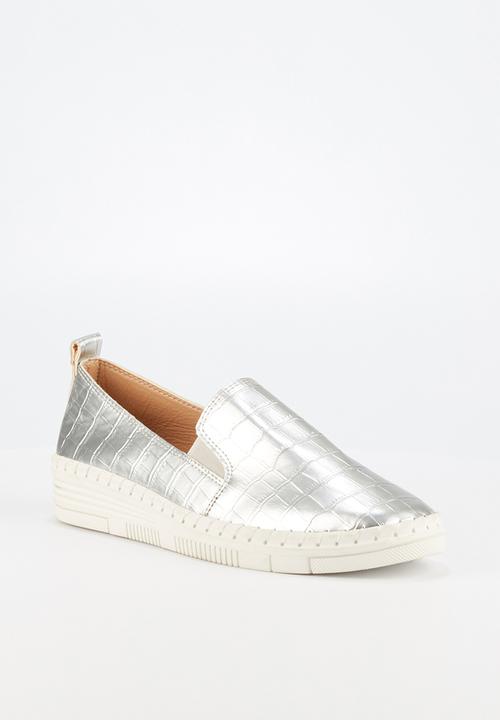 Butterfly Feet - Bean sneaker - silver