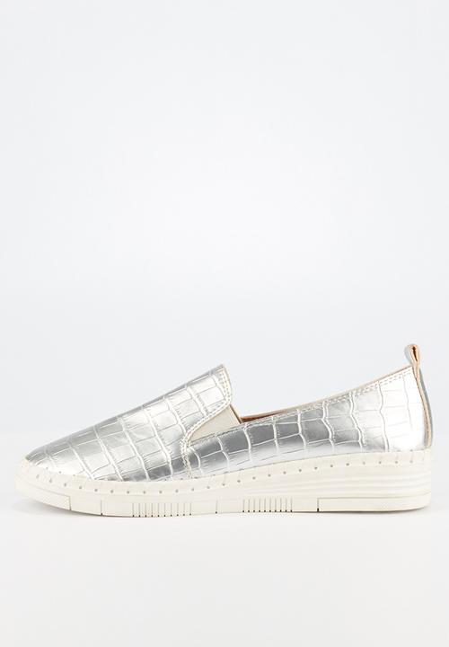 Butterfly Feet - Bean sneaker - silver