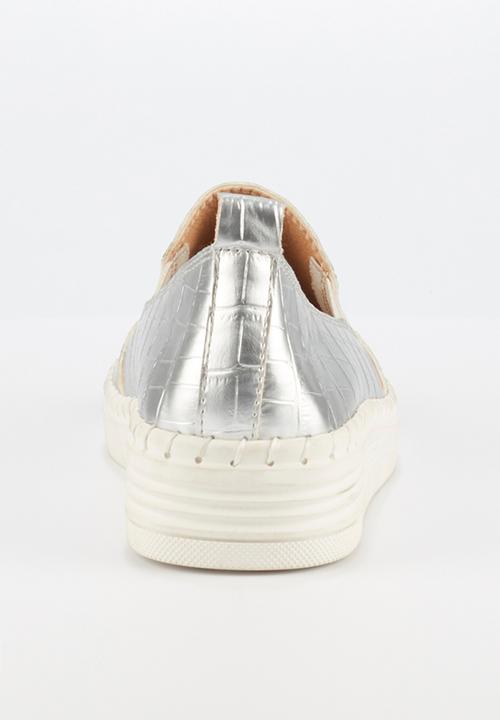 Butterfly Feet - Bean sneaker - silver