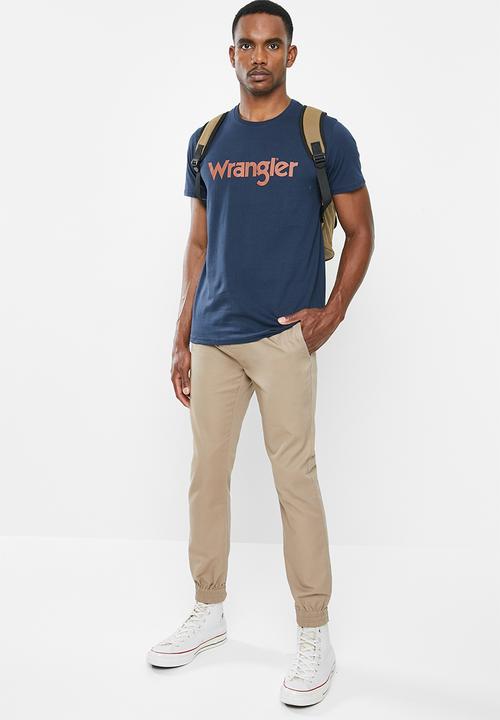 Wrangler - Kabel tee - navy
