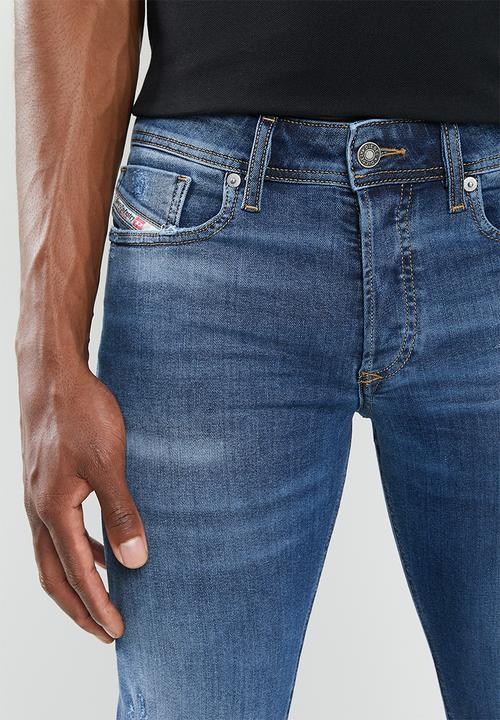 Diesel  - Sleenker-x skinny jeans - blue