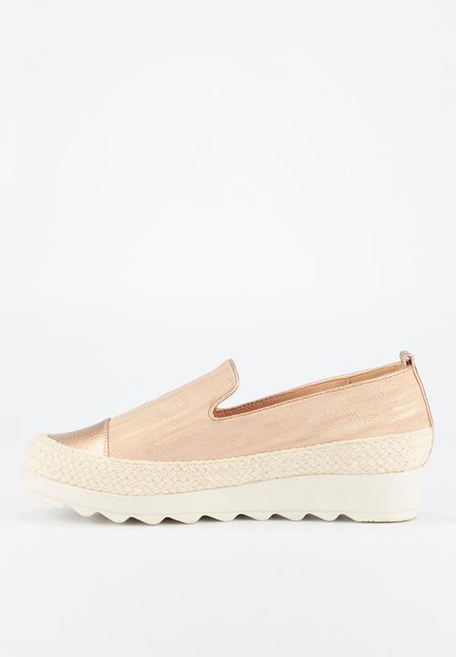 Butterfly Feet - Cynitha flatform - rose gold