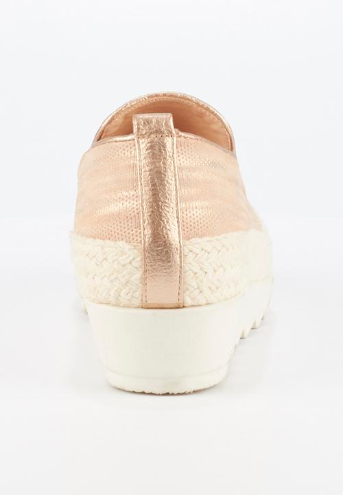 Butterfly Feet - Cynitha flatform - rose gold
