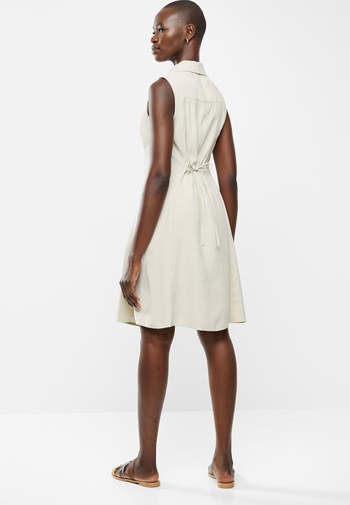 MANGO - Dress bowie - light beige